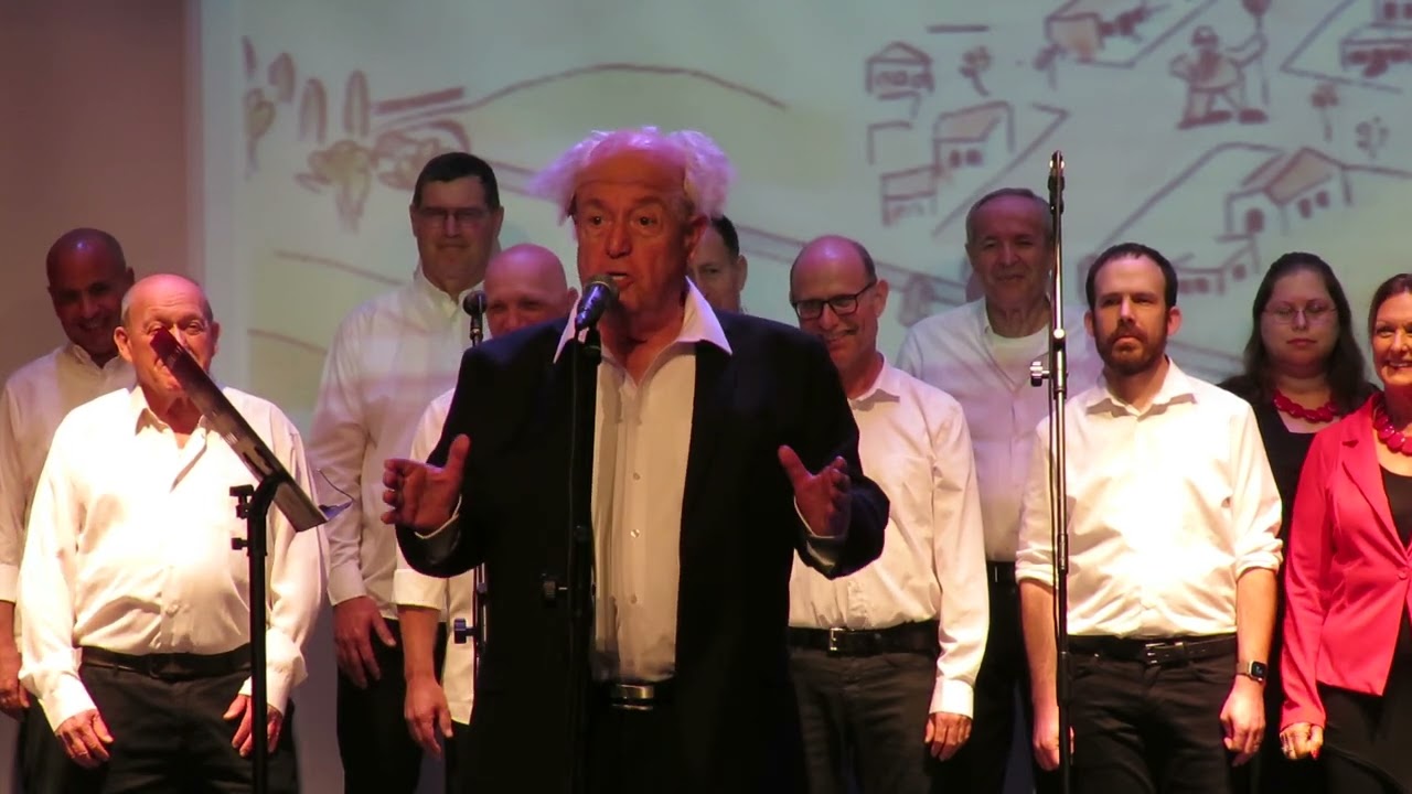 טוביה צפיר בחיקוי של דוד בן גוריון