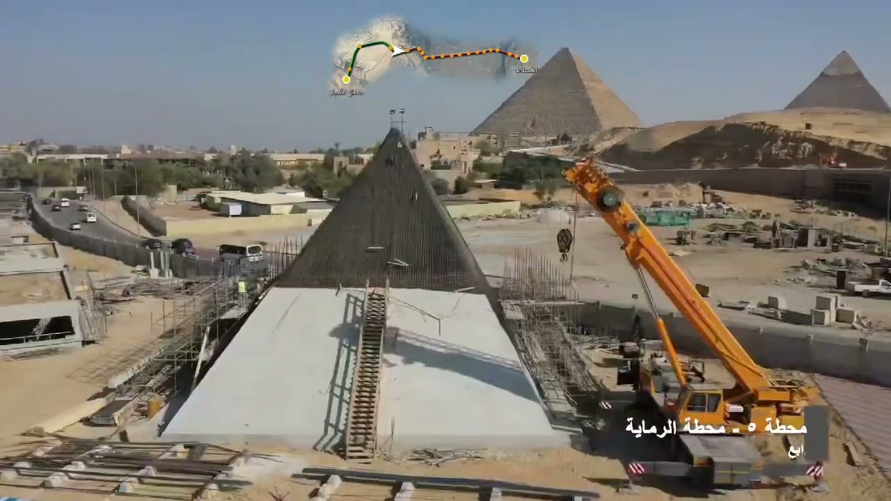 أحدث تصوير جوي لمشروع المرحلة الأولى من الخط الرابع لمترو الأنفاق