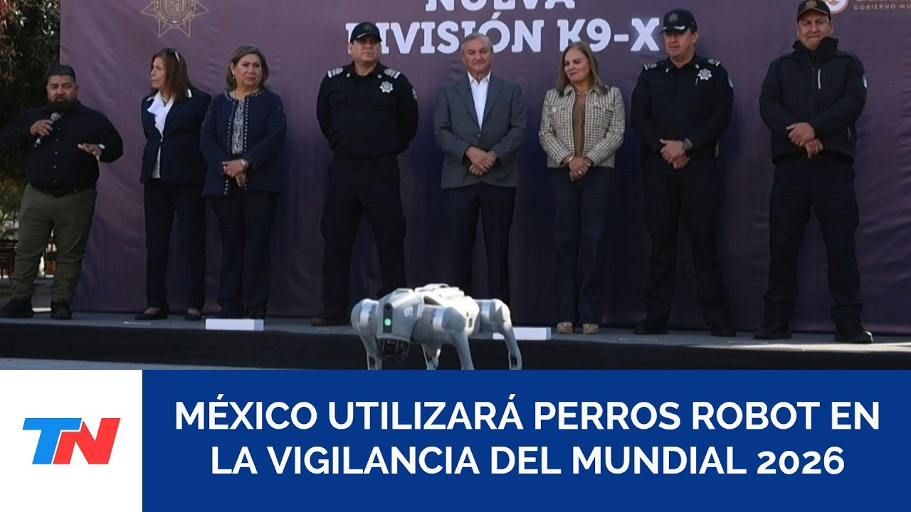 México confirmó que utilizará perros robot para fortalecer la vigilancia durante el Mundial 2026