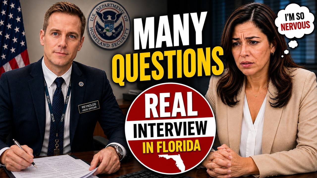 REAL US Citizenship Interview 2026 - USCIS Officer Asked Her MANY Questions & She Thought She ....