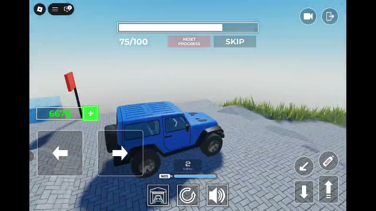 Playing Offroad cars obby (part 2) 😮‍💨🤕👻
