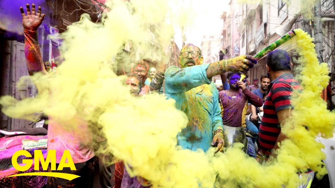 Celebrating Holi