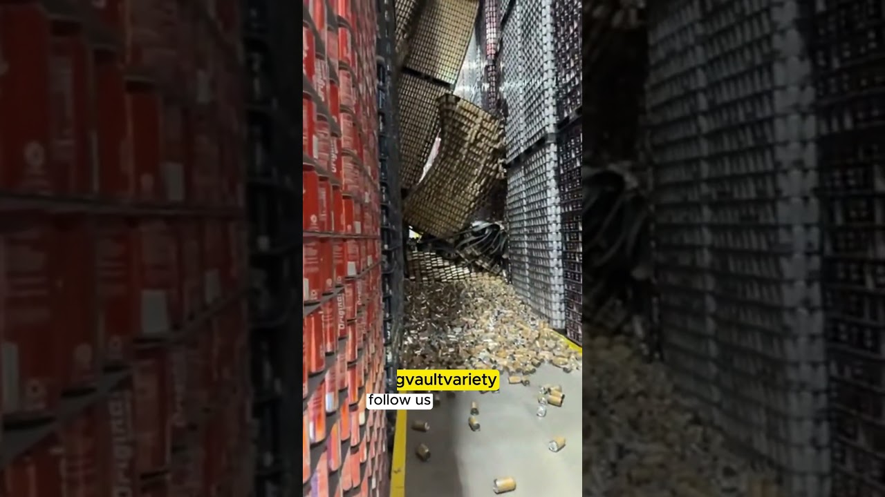 Warehouse CHAOS! Everything Falls in EPIC Malfunction! #shorts