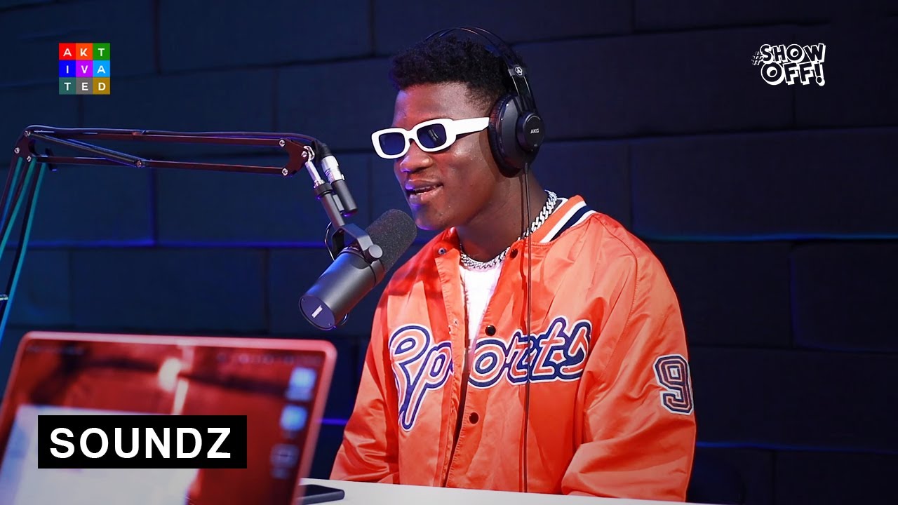 Soundz freestyles on SHOWOFF | Afrobeats Session!