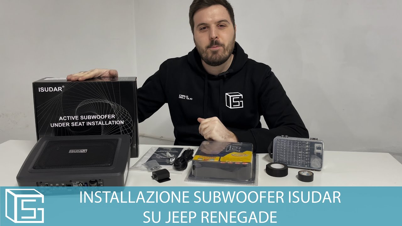 Installazione Subwoofer Isudar su Jeep Renegade