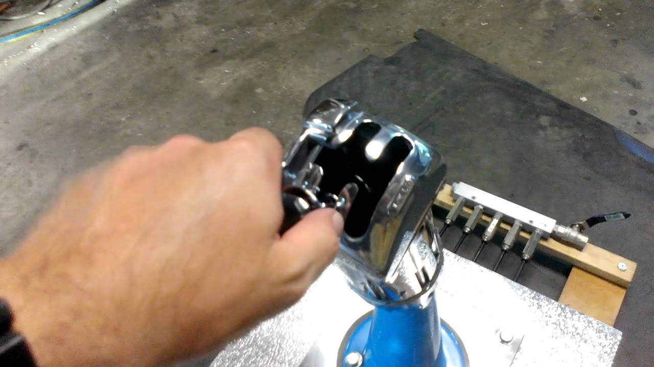 Leyland leopard, gear selector #1. restoration (air test).