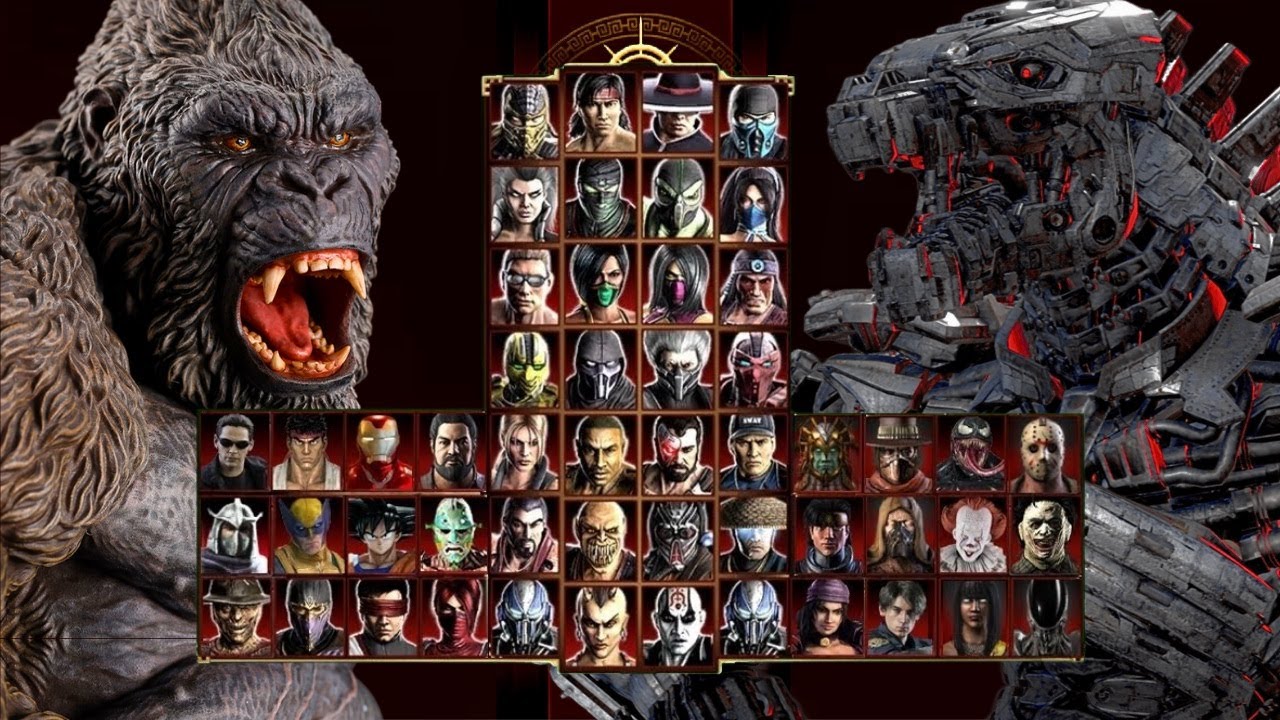 Mortal Kombat 9 - KONG & MECHAGODZILLA - Expert Tag Ladder - Gameplay @(1080p) - 60ᶠᵖˢ ✔