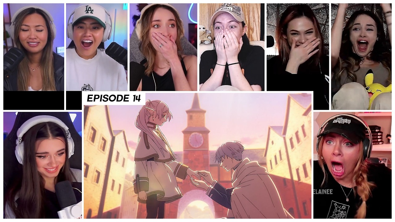 [GIRLS REACT] Himmel proposes to Frieren | Frieren Ep 14 Girl Reaction Mashup