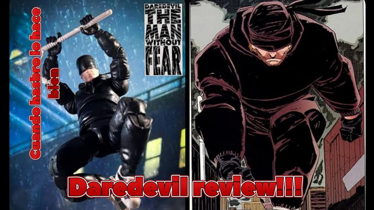 Cuando hasbro hace las cosas bien!!! Primer review del año, Daredevil marvel legends