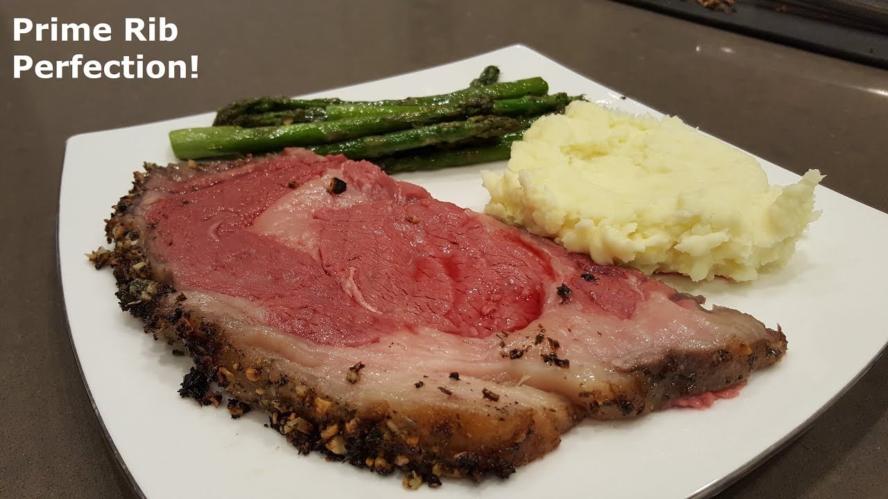 Garlic Herb Butter Crusted Prime Rib Sous Vide - 4k/60