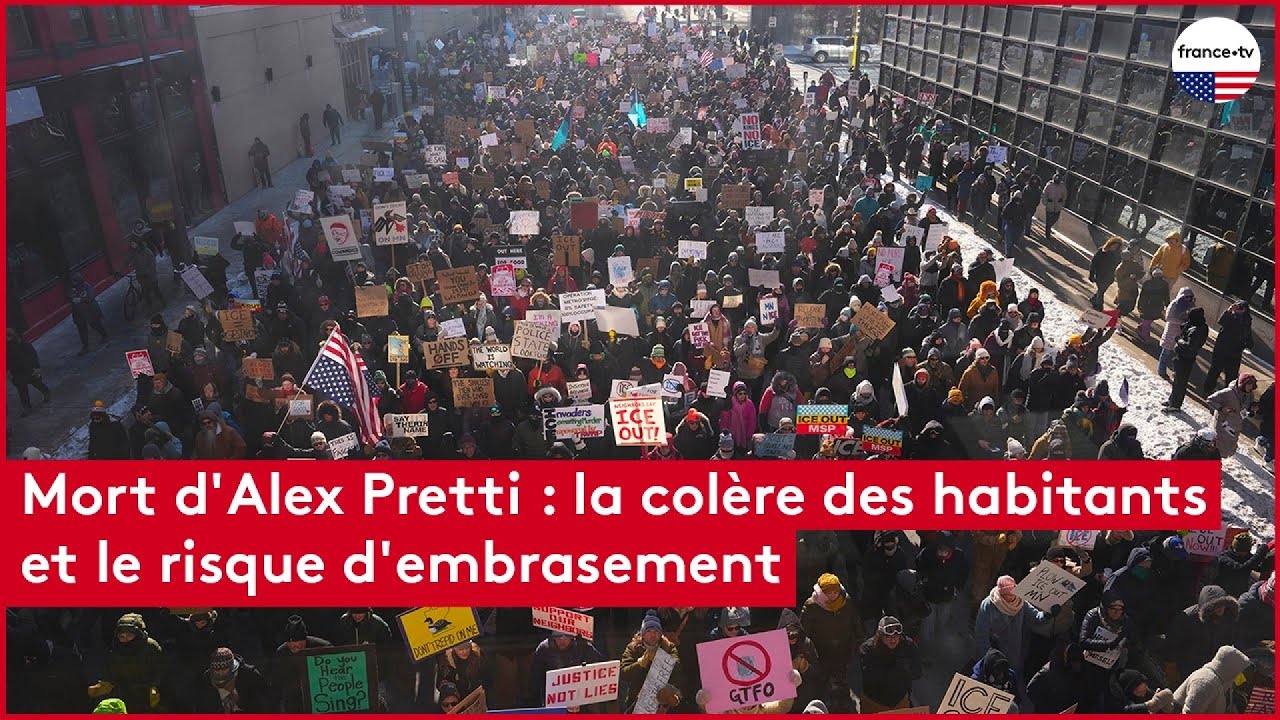Mort d'Alex Pretti : la colère des habitants et le risque d'embrasement à Minneapolis