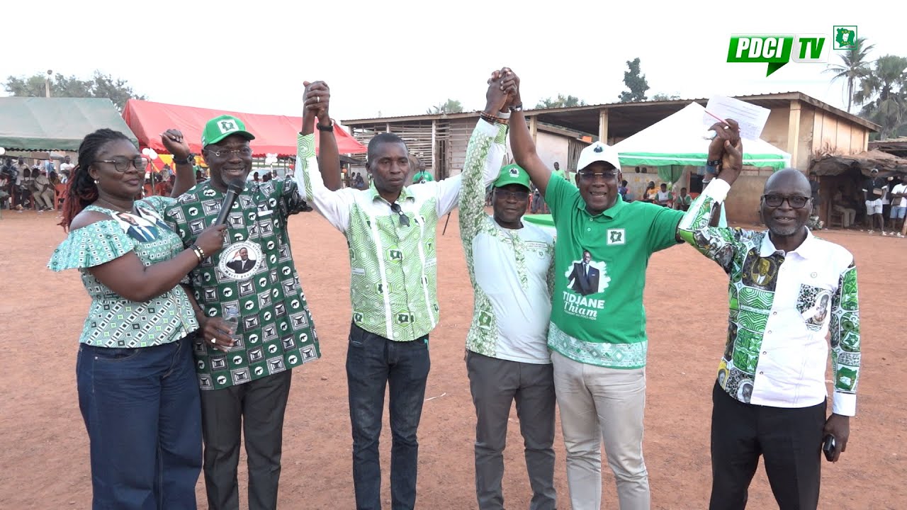 PDCI-RDA: CEREMONIE DE PRESENTATION DU CANDIDAT INNOCENT YAO À OUÉLLÉ