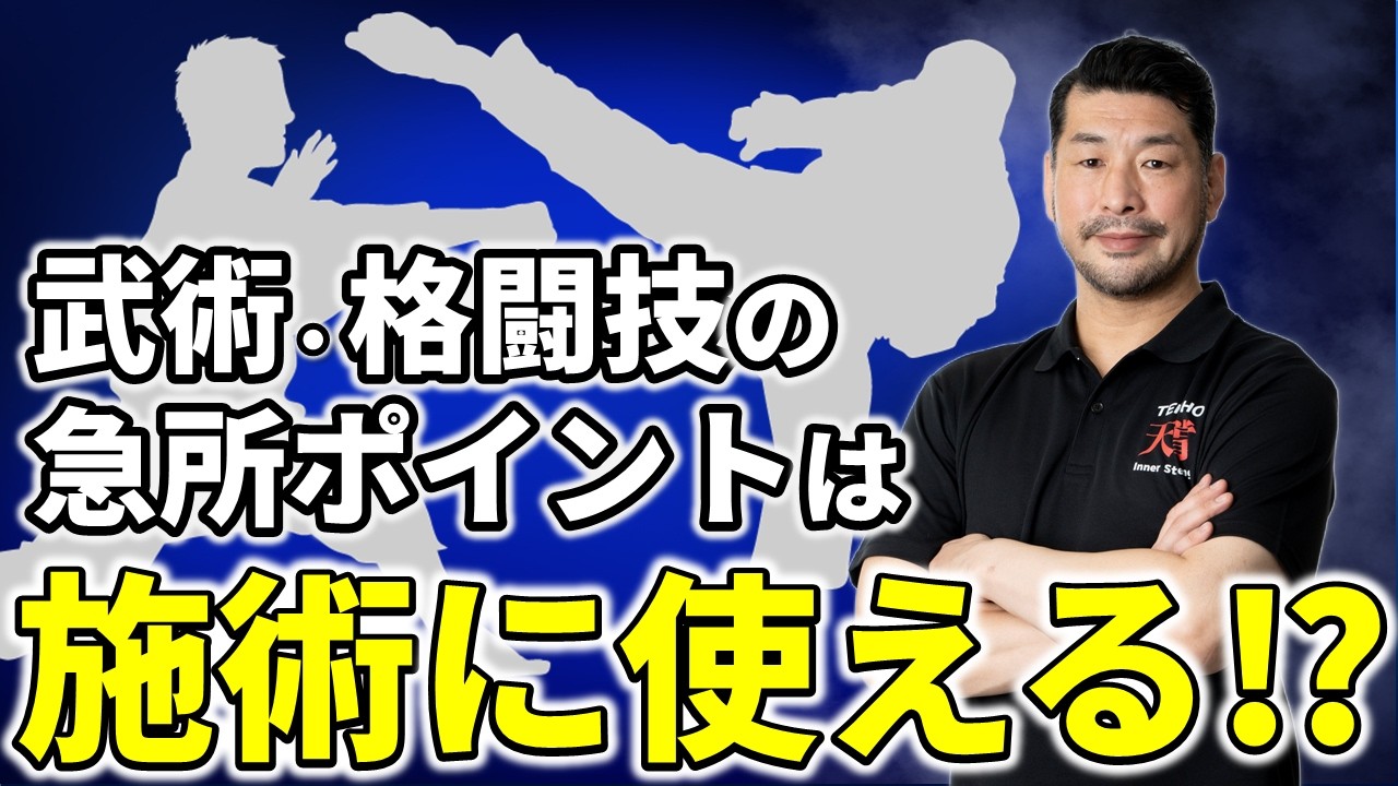 武術・格闘技の急所で症状が改善⁉施術効果を出すためのカギとなる武核七連鎖点とは？