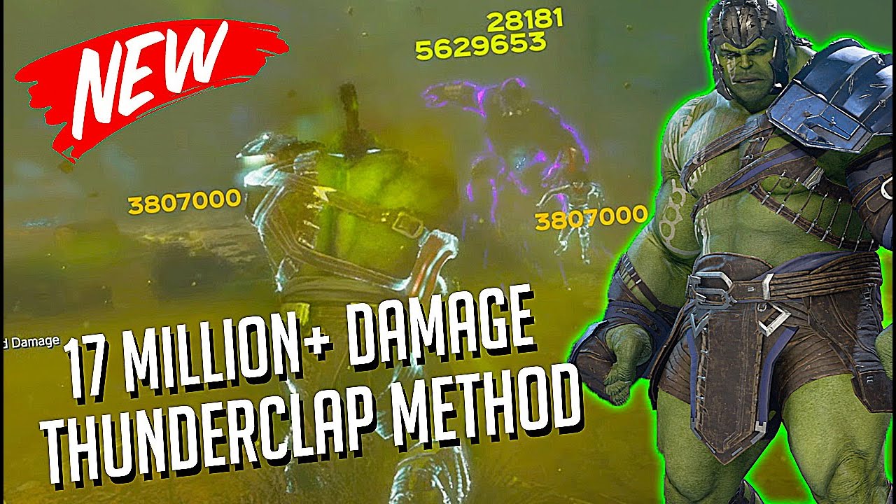 This buff just made Hulk INSANE! 17 Million Thunderclap Method - Marvel's Avengers Game