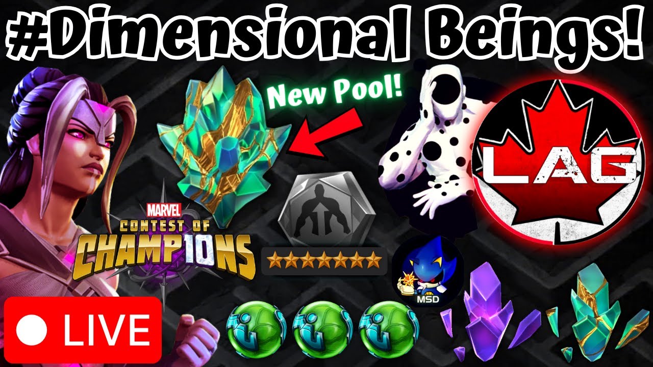 MSD's Carina Challenge! Out Of This World (#Dimensional Beings) Necropolis Path! New Titan Pool MCOC