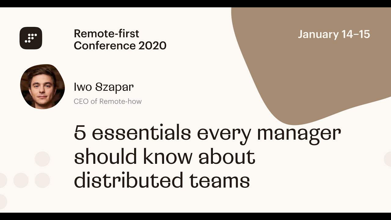 5 essentials every manager should know about distributed teams