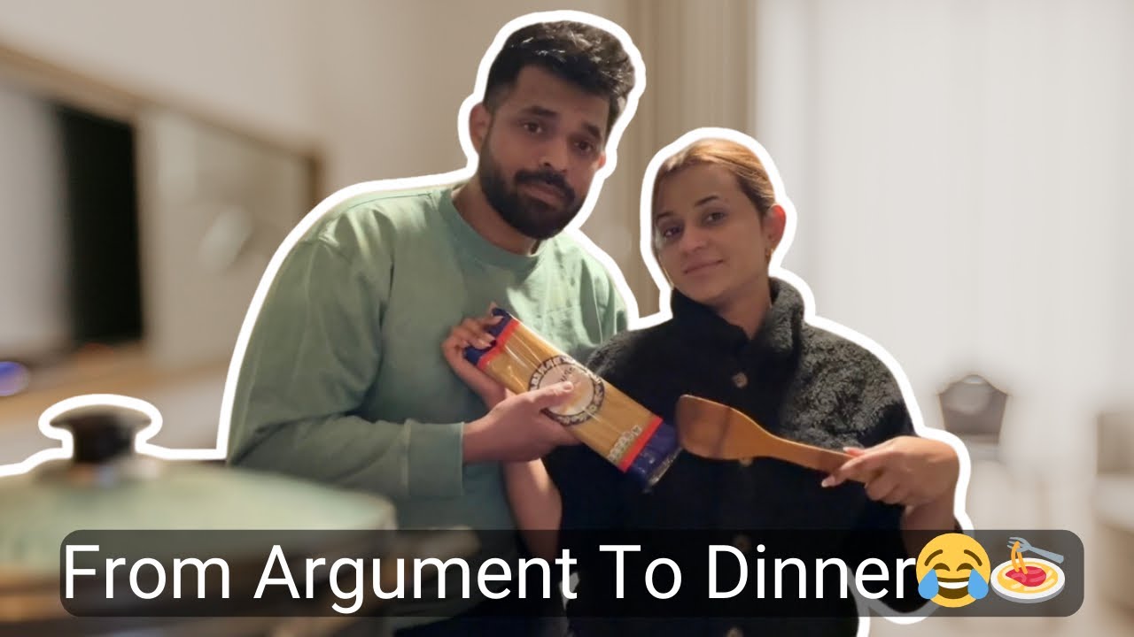 From Argument to Dinner 😂🍝 | Konkani Couple Cooking Vlog