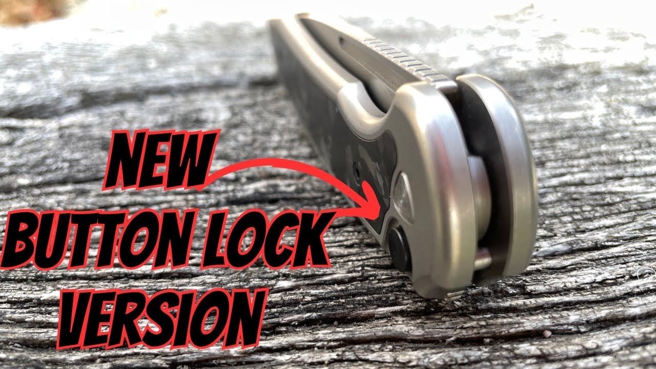 BUTTON LOCK FFKW STINGER EDC FOLDING KNIFE