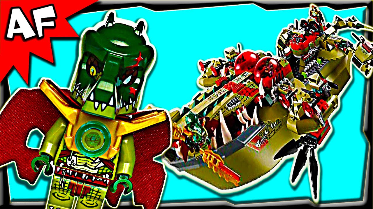 Lego Chima Cragger's COMMAND SHIP 70006 Stop Motion Build Review