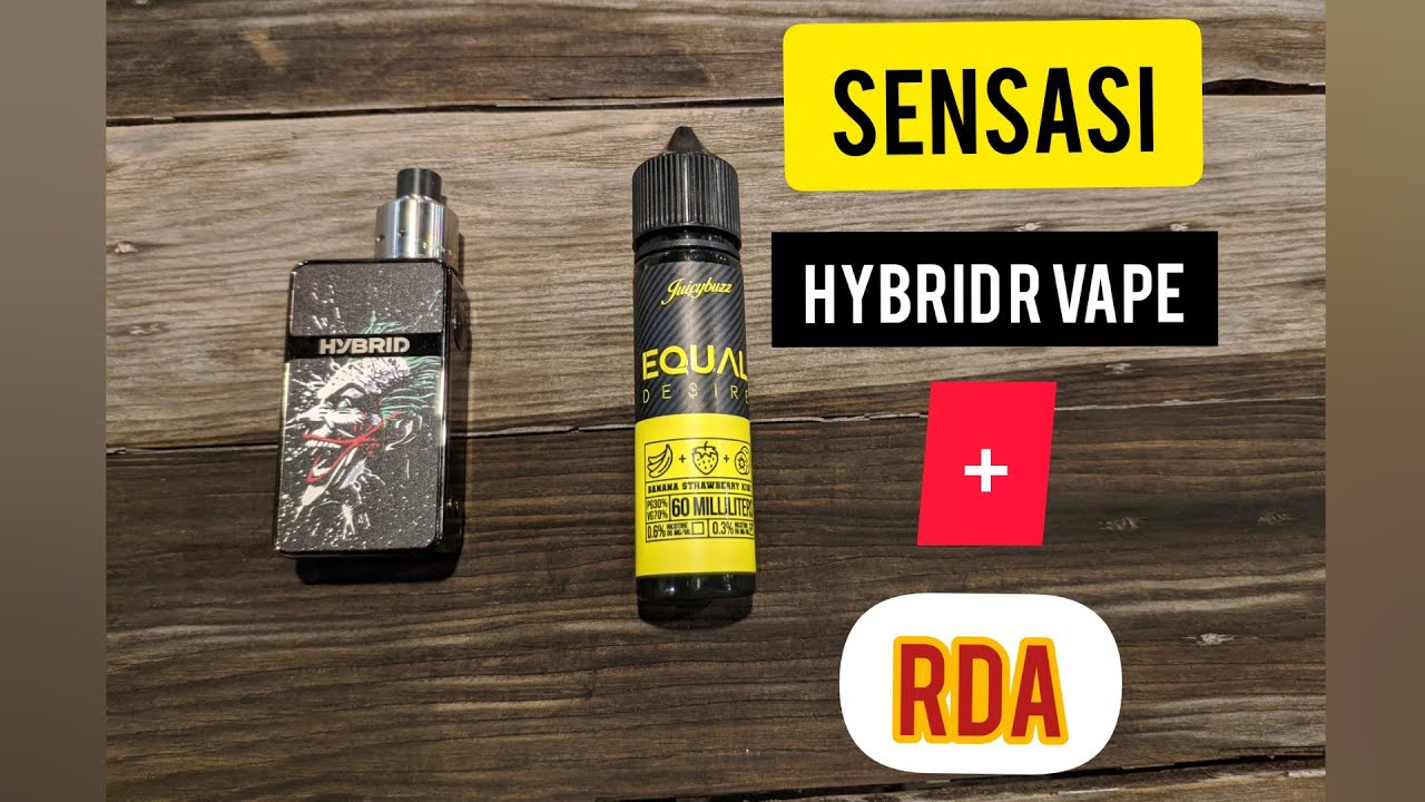 Pasang RDA di Podmod Hybrid R Vape. Mak nyoss...