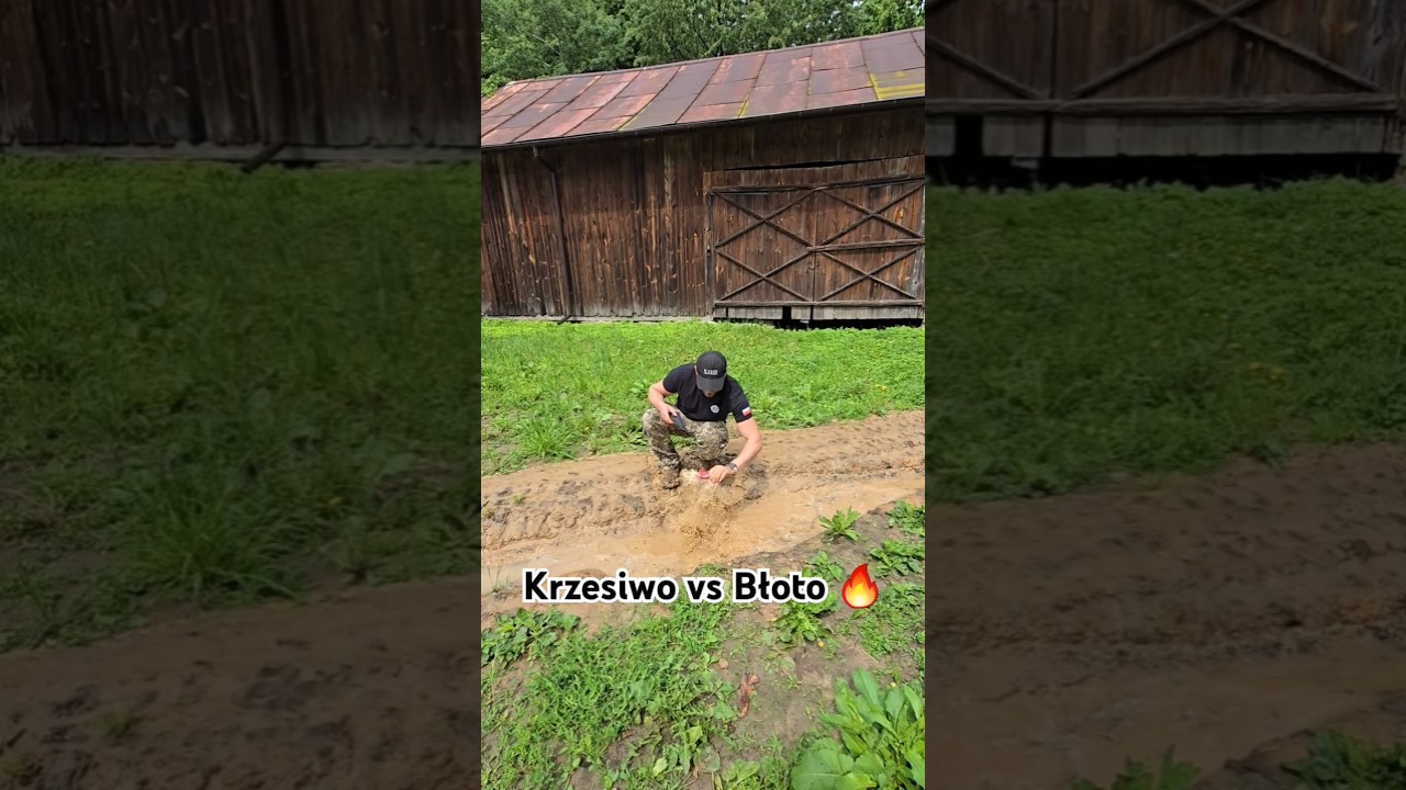 Krzesiwo i rozpałka vs woda i błoto