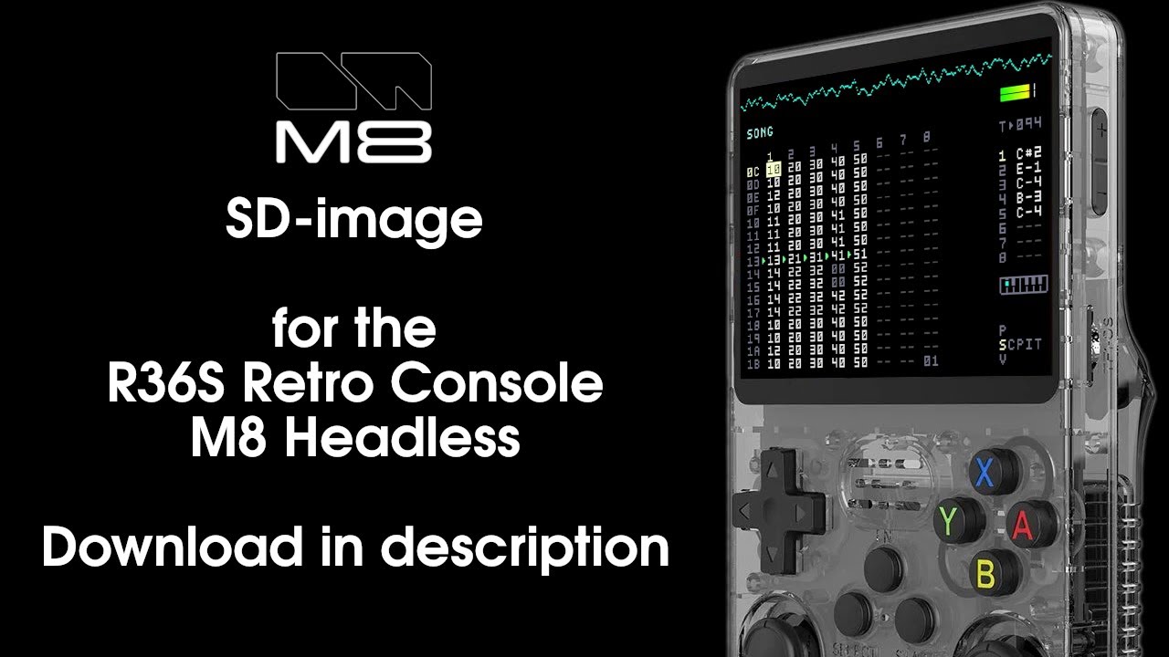 M8 Headless on the R36S with download links