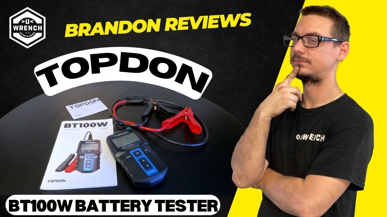 Brandon Reviews: Topdon BT100W Battery Tester
