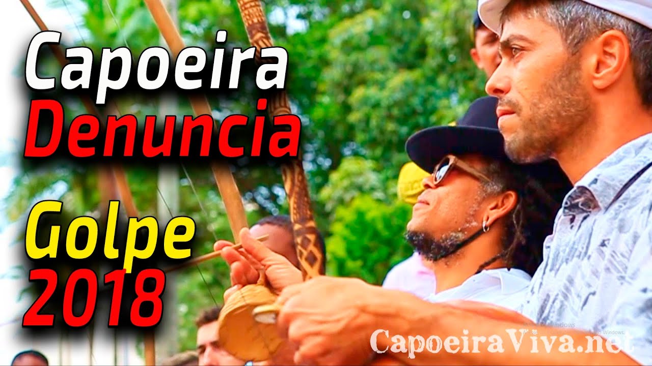 Ladainha do Mestre Nenê na Roda de Capoeira da Praça da República denunciando o Golpe de 2018