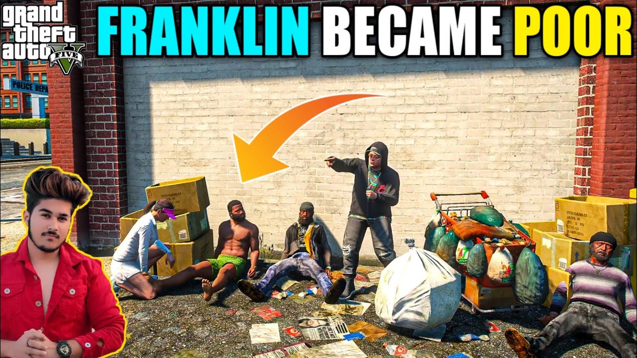 GTA 5: ФРАНКЛИН СТАЛ БЕДНЫМ БОХАТ ГАРИБ ХО ГАЯ АМАНДА КО БОХАТ УДРА ГАГА😂 | ГТА 5 ГЕЙМПЛЕЙ #45