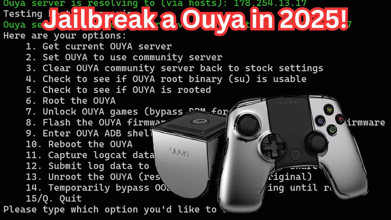 Jailbreak the Ouya Console in 2025!