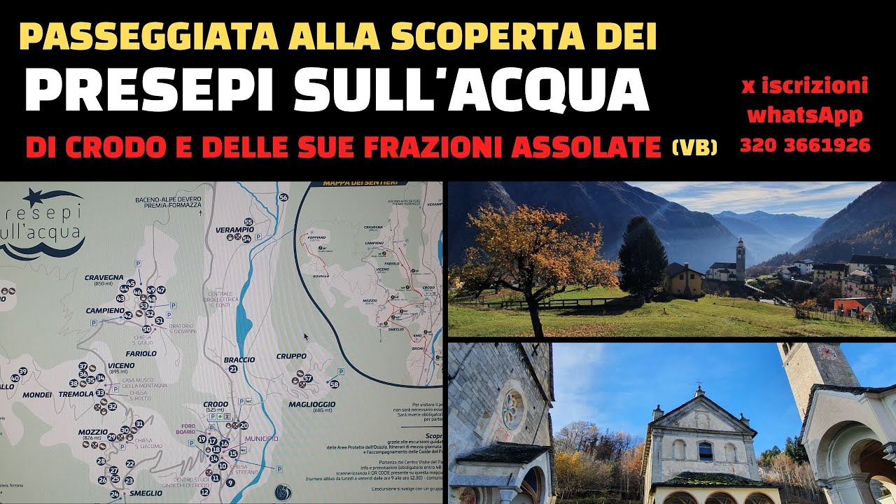 PASSEGGIATA ALLA SCOPERTA DEI PRESEPI SULL'ACQUA DI CRODO (VB)