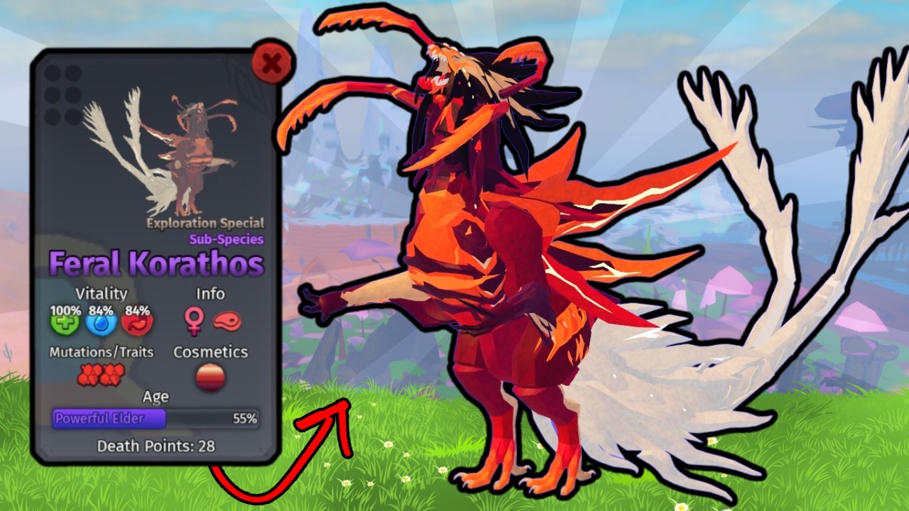 Korathos: The NEW FERAL BEHEMOTH - Creatures of Sonaria