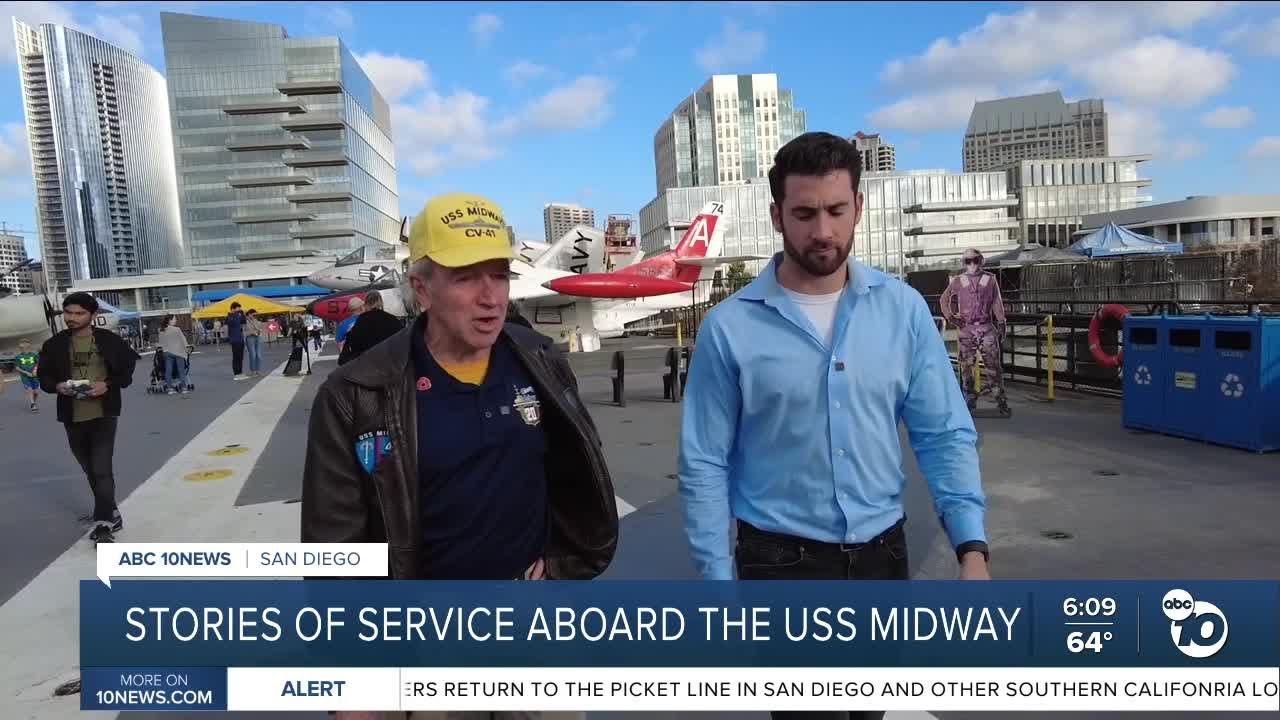 STORIES OF SERVICE: Two veterans open up on the flight deck of the USS Midway (Part 2)