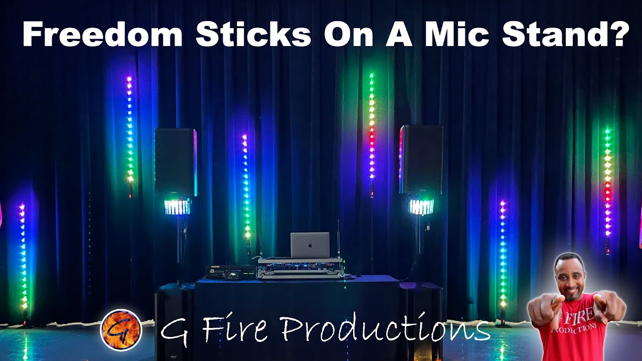 Freedom Stick On A Mic  Stand Hack