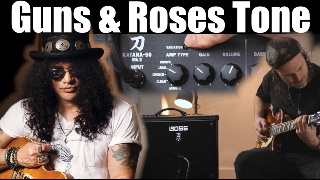 Как звучать как Guns and Roses Slash Boss Katana 50
