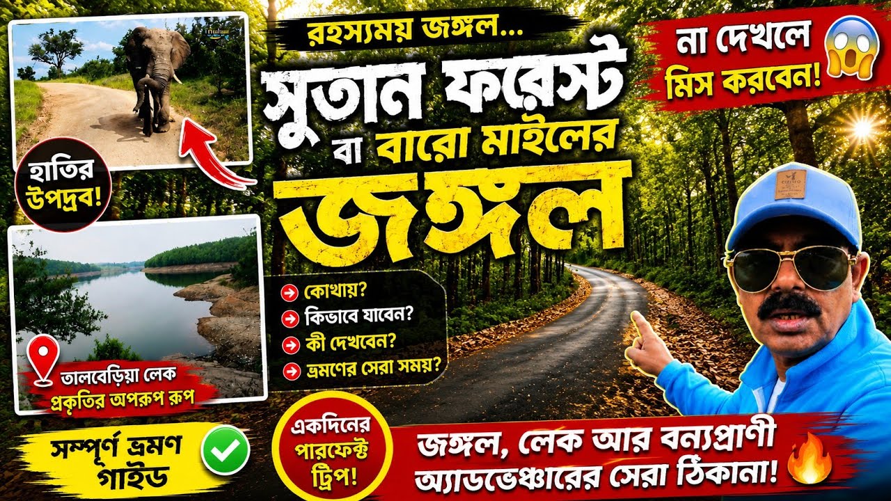 SUTAN FOREST || BANKURA || The Elephant corridor