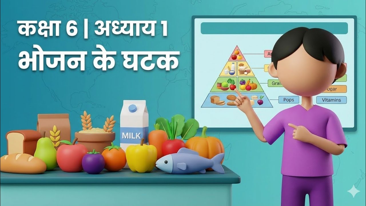 NCERT कक्षा 6 | 1 - भोजन के घटक | विज्ञान | NCERT Science Class 6 Hindi | EduTaken