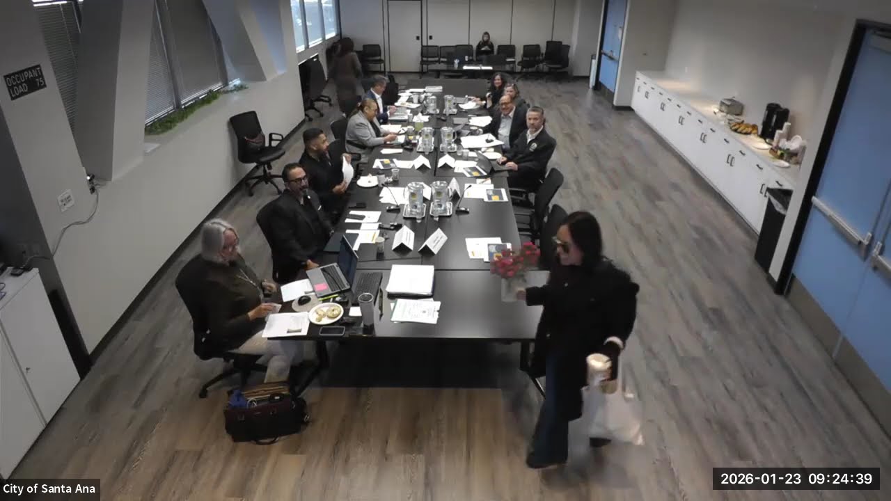 Santa Ana City Council Meeting - January 23, 2026
