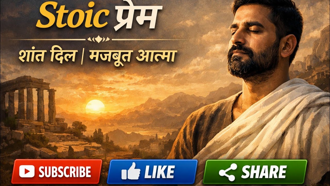 Stoic प्रेम: शांत दिल, मजबूत आत्मा | True Love and Inner Strength in Hindi || ❤️❤️❤️💯💯