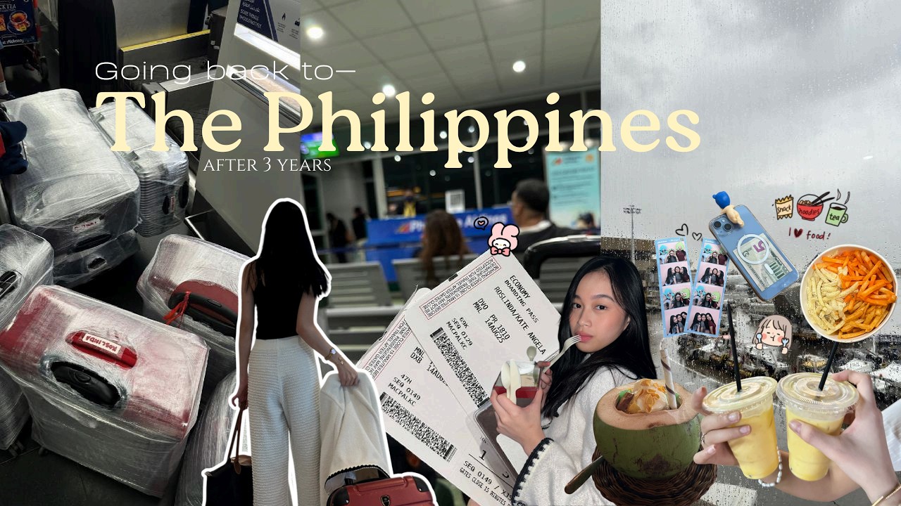 going back to the philippines after 3 years | summer days, laughter & the warmth of home