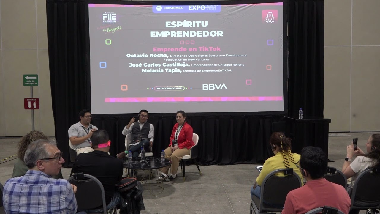 🙋‍♂️ Octavio Rocha, José Carlos Castilleja y Melania Tapia | Emprende en TikTok #FIIE2024 🚀