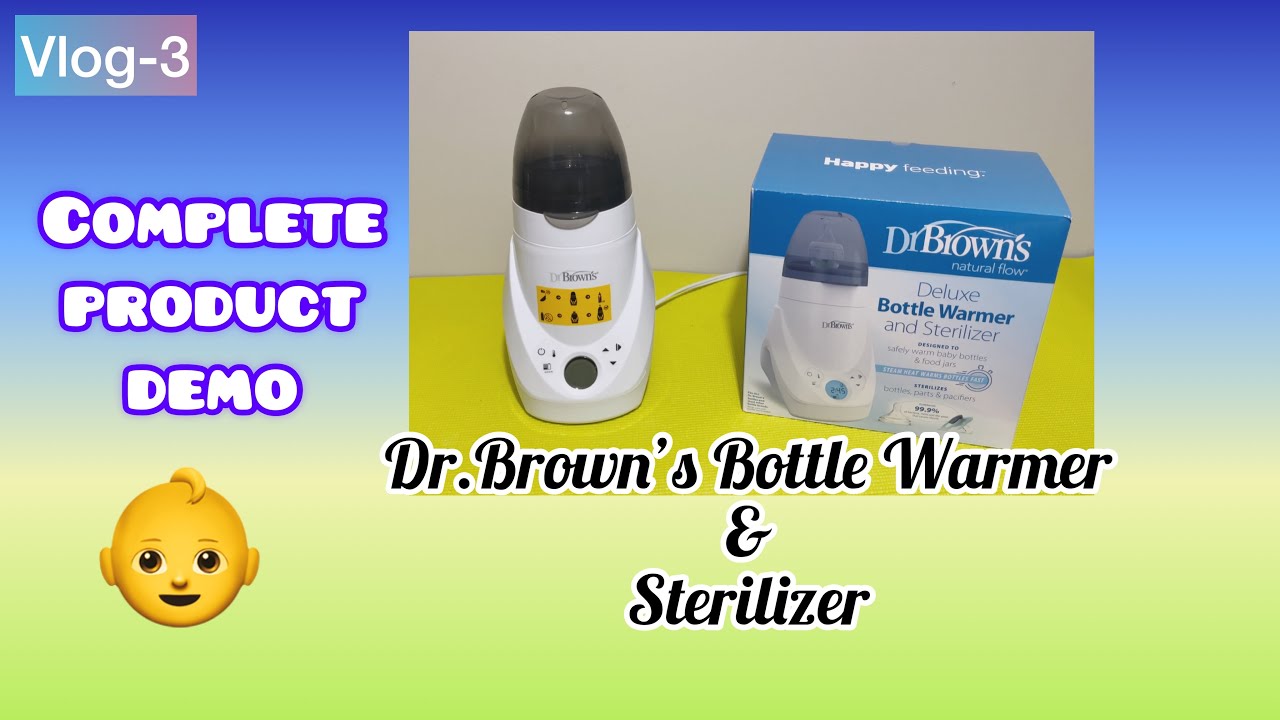 Dr. Brown's Deluxe Bottle Warmer and Sterilizer (A Twin Must Have)| Review & Tutorial.