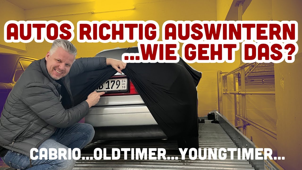 Auto nach Standzeit wieder in Betrieb nehmen. Wir holen das Audi Cabrio aus dem Winterschlaf