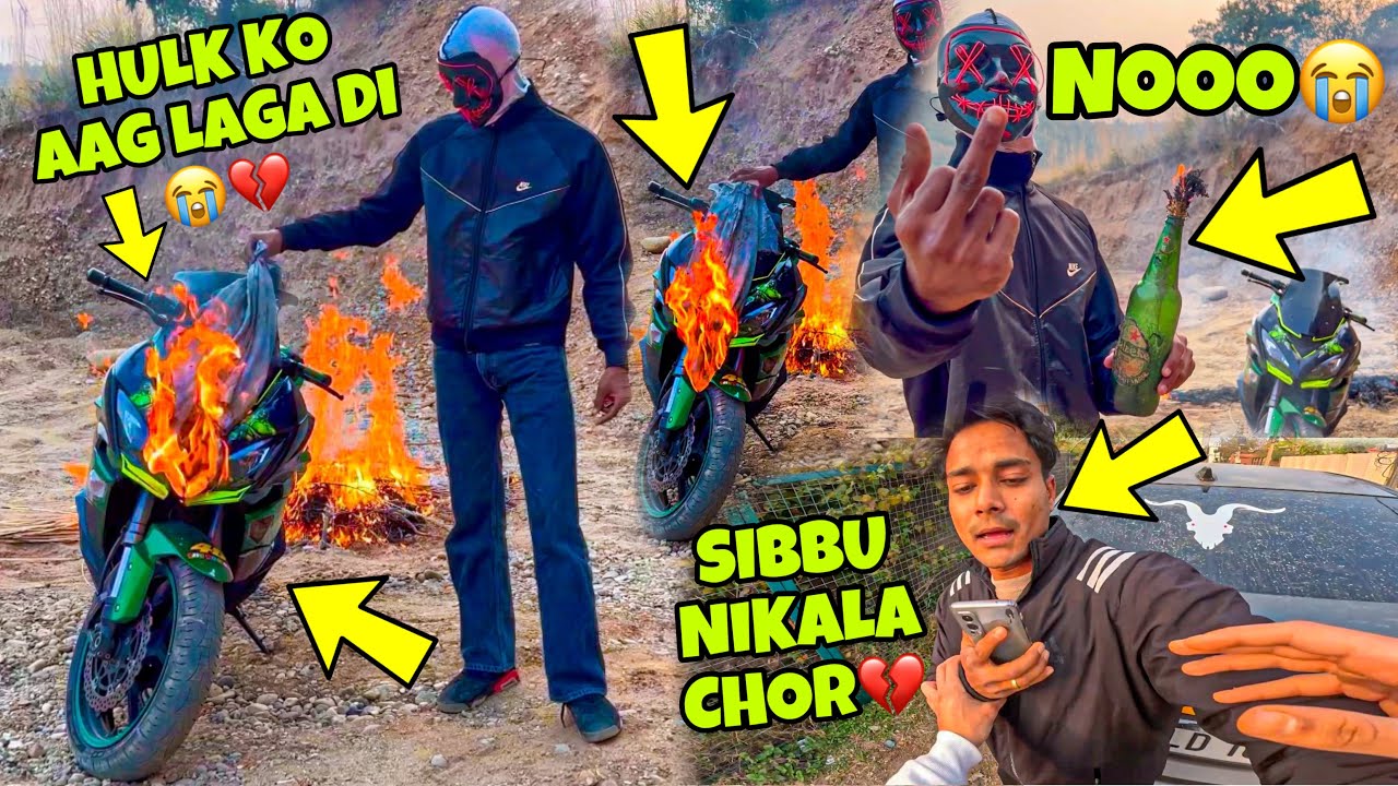 Sibbu Nikala Chor😭💔 | Aag Lagadi Hulk Ko | Reality Exposed SUPERBIKE Preparation for Ladakh Ride