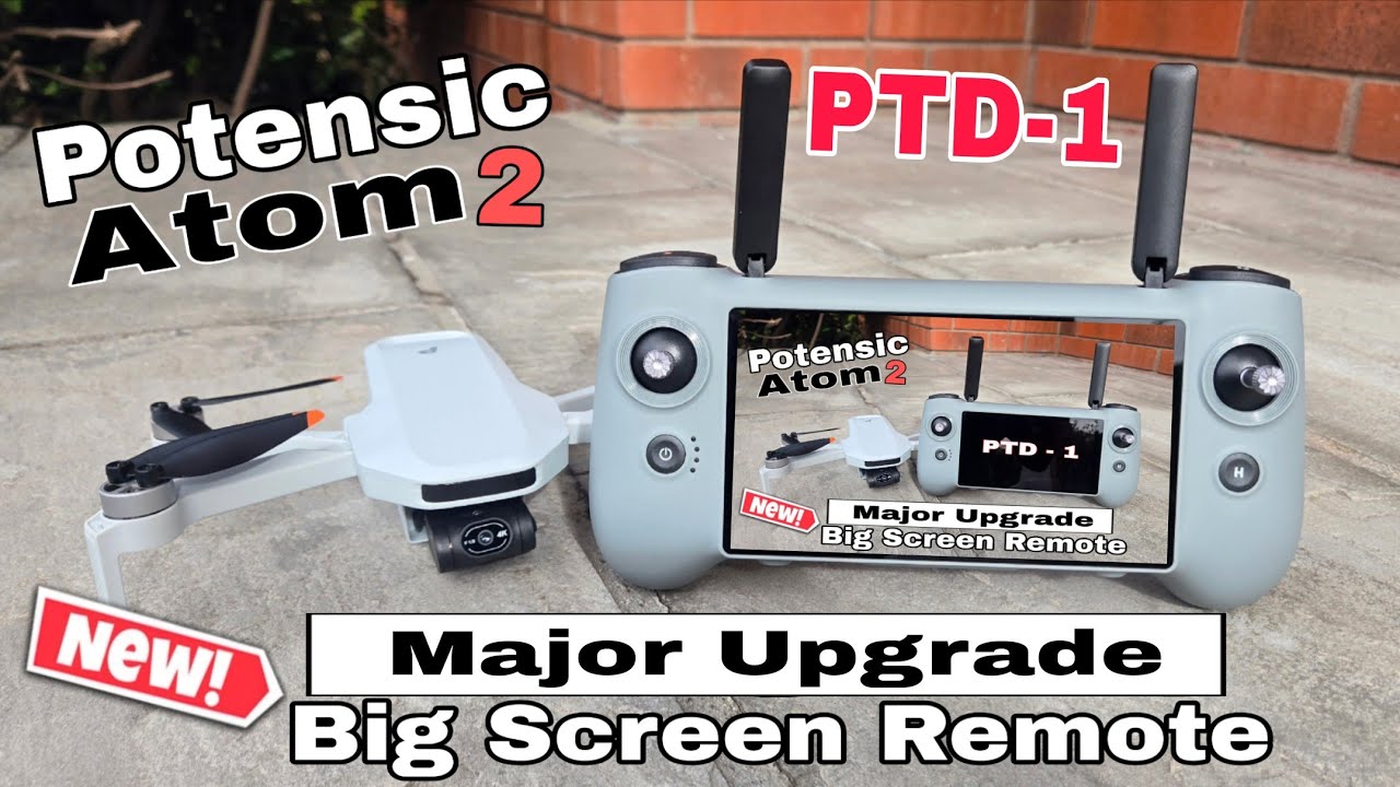 Дрон Potensic Atom 2 &mdash; обновление пульта дистанционного управления! (Potensic PTD-1) Распаковка и...