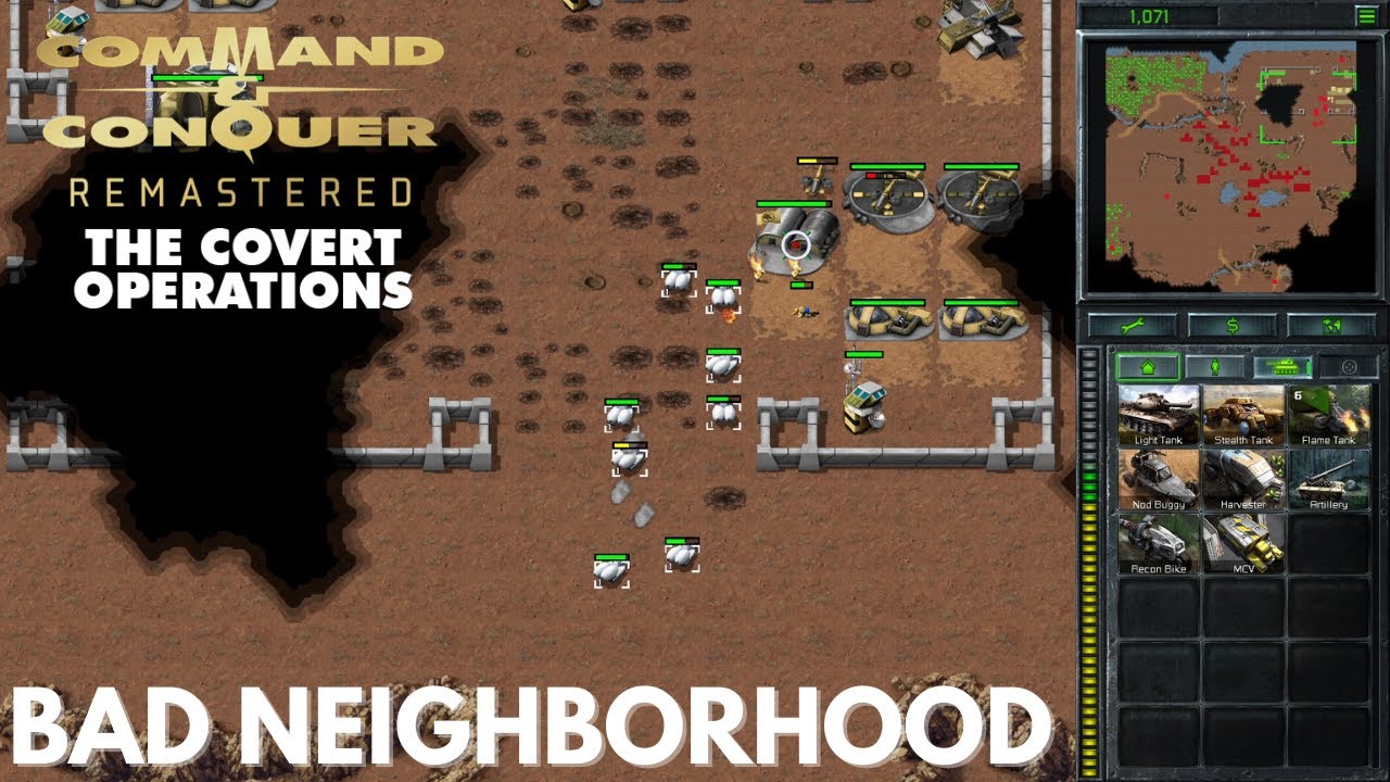 Command & Conquer Remastered - Covert Operations - BAD NEIGHBORHOOD (Hard)