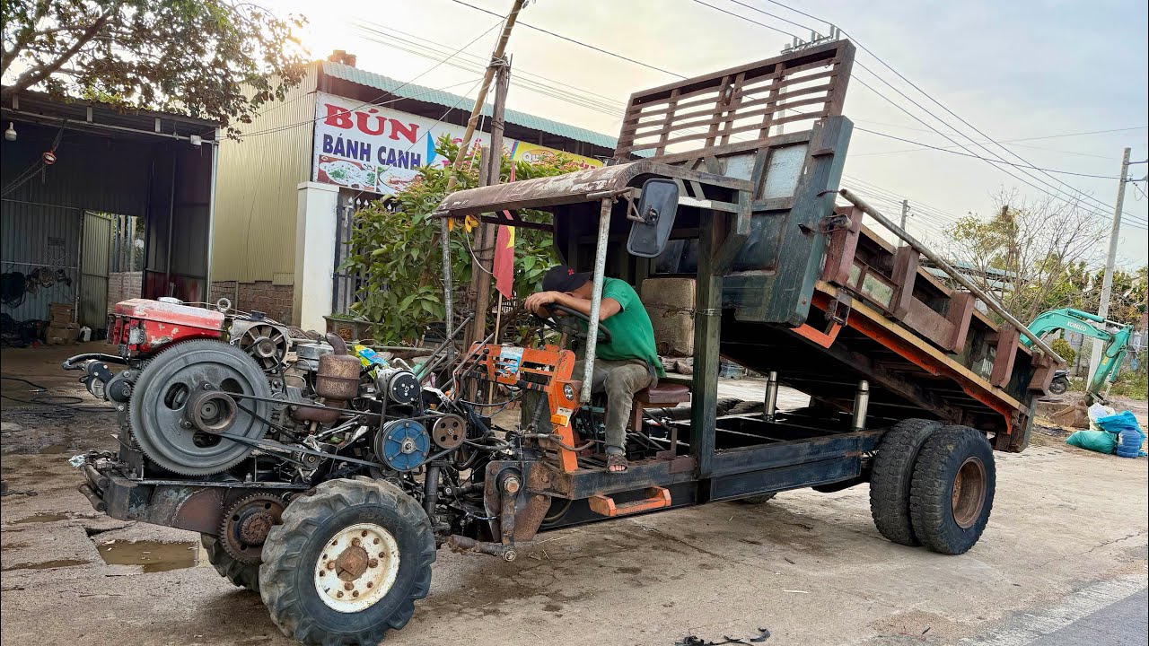 2 cầu lốp đôi , máy 30 , ben , đề , thắng hơi . Giá 9x . Lh 0384545911 , 0988371432 Zalo 