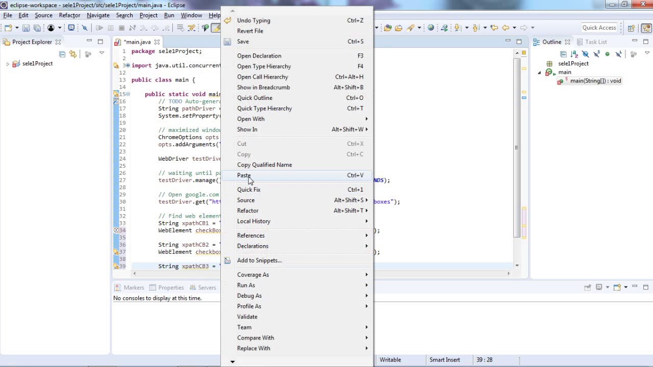 Java Selenium Example 16 - How to verify web element is selected