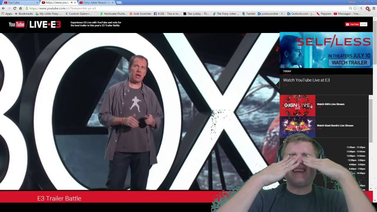 Fiery Joker Reacts To E3 2015 Part 1