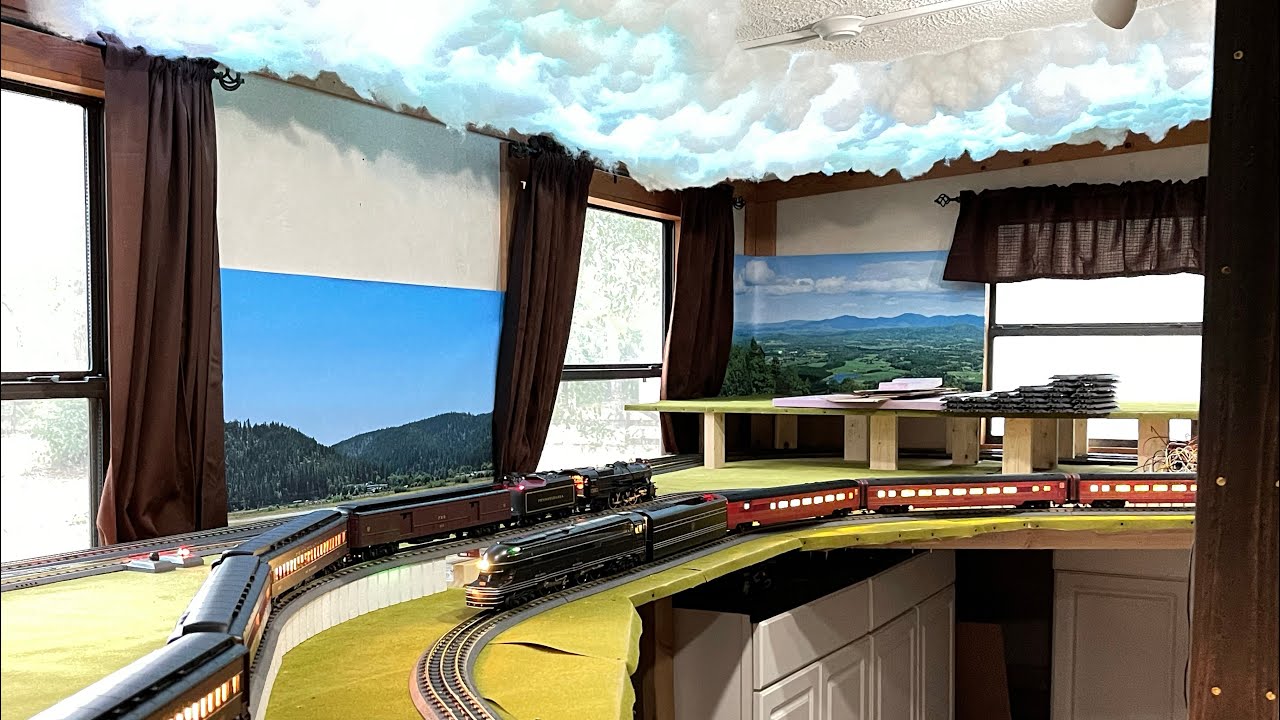 A Stormy Night on the O Gauge Layouts!